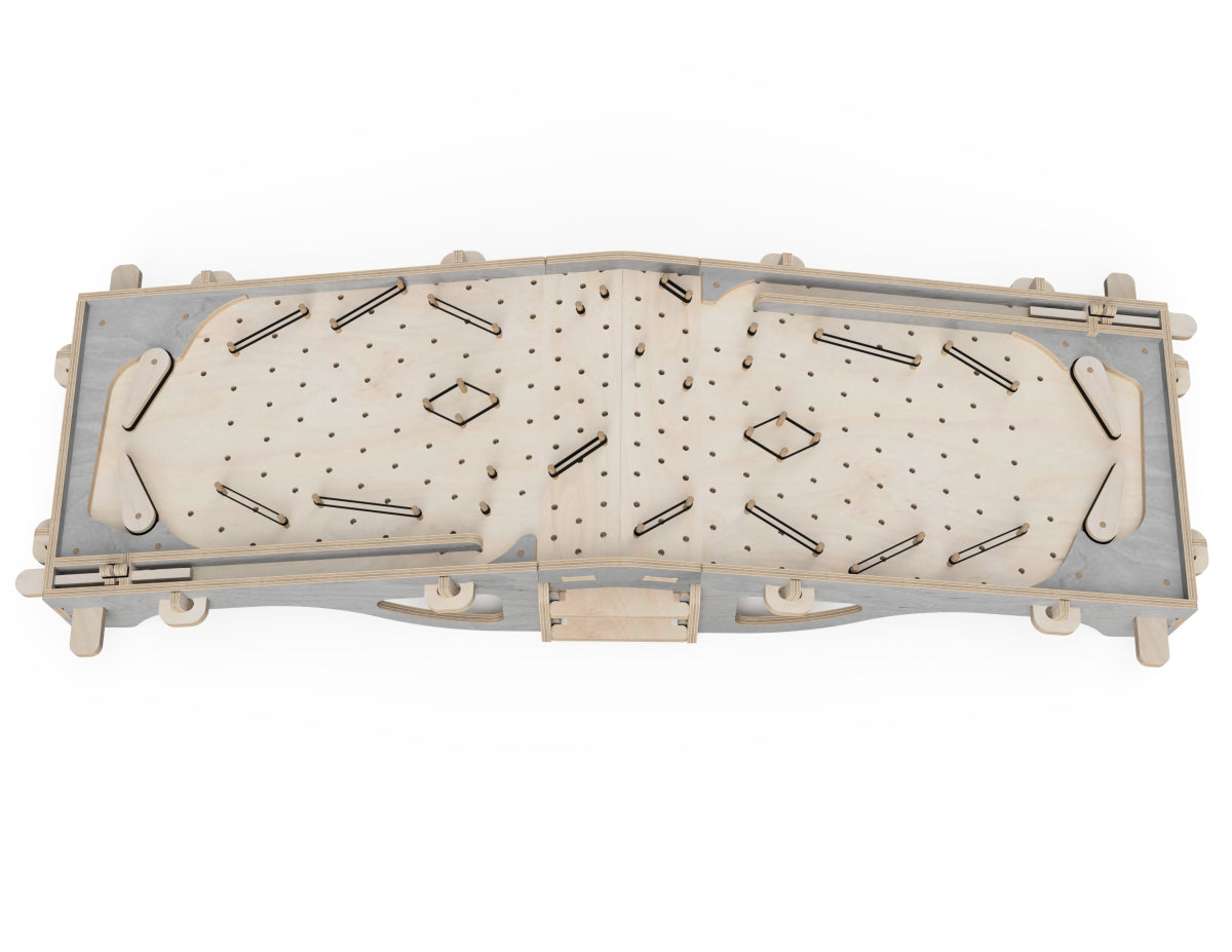 2 Player Extension for Simple Pinball Table DXF files CNC-ready design showing joints and assembly features