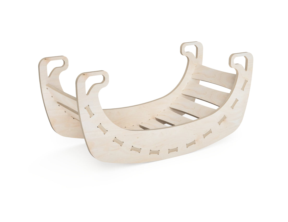 3 in 1 Rocking Bridge DXF file CNC-ready design showing joints and assembly features