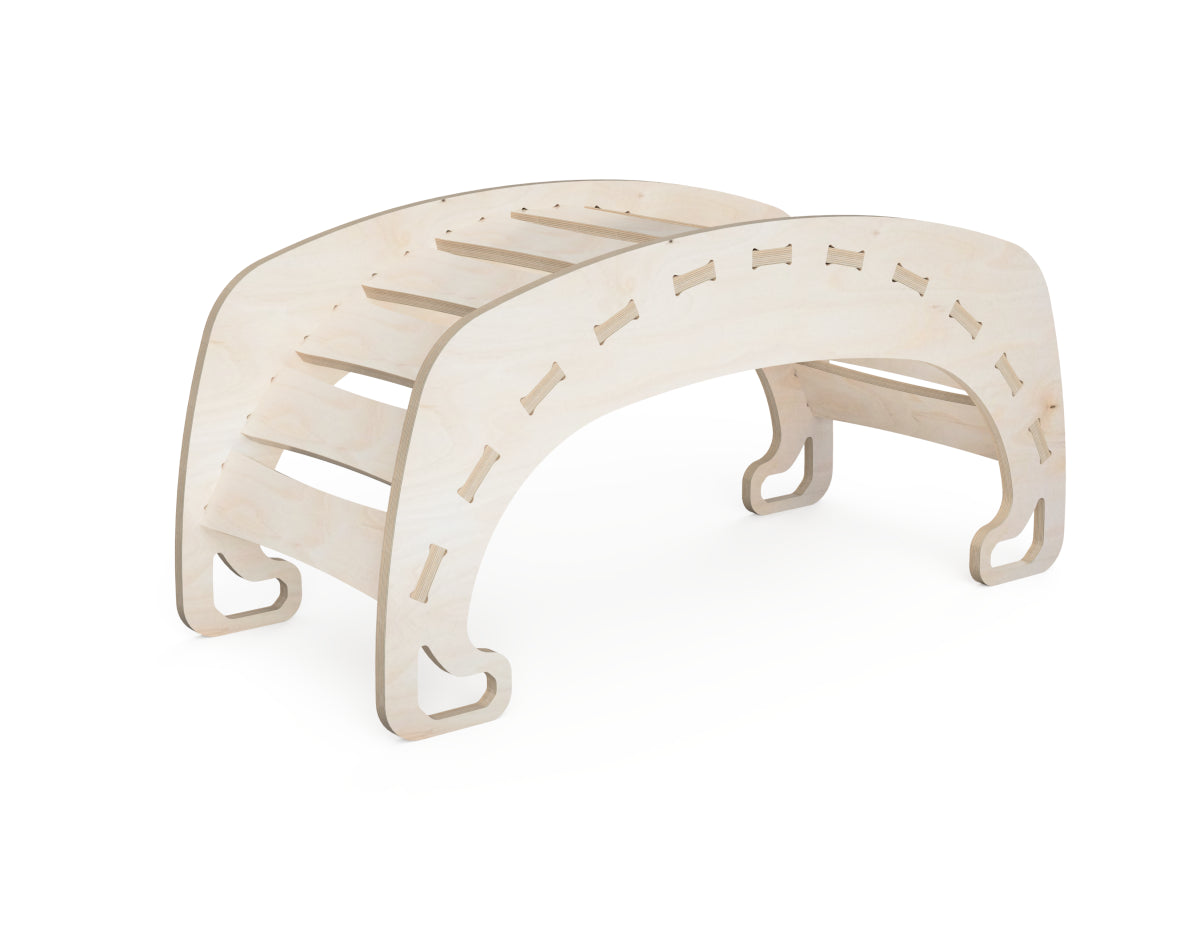 3 in 1 Rocking Bridge DXF file CNC DXF file design overview
