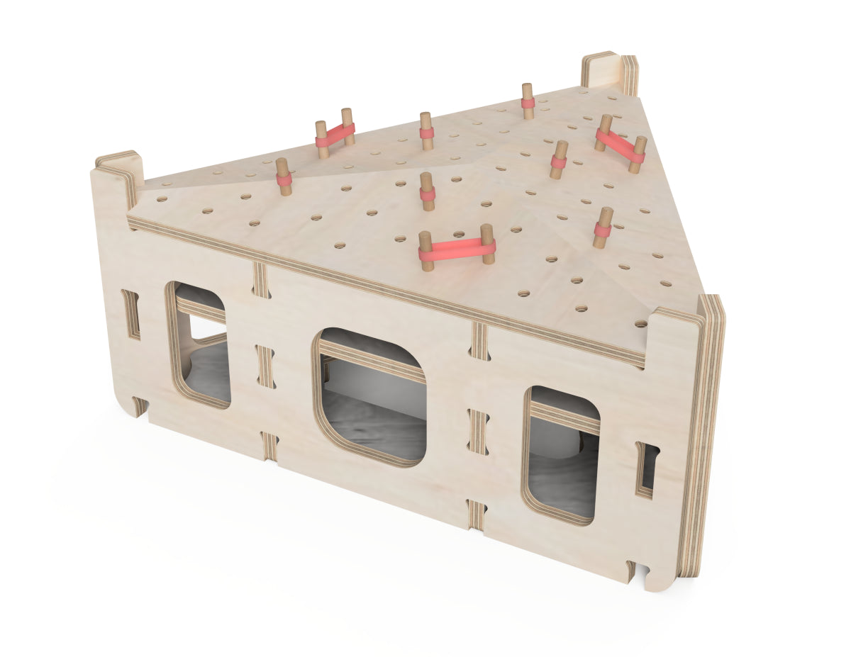 3 Player Extension for Simple Pinball Table DXF files CNC-ready design showing joints and assembly features