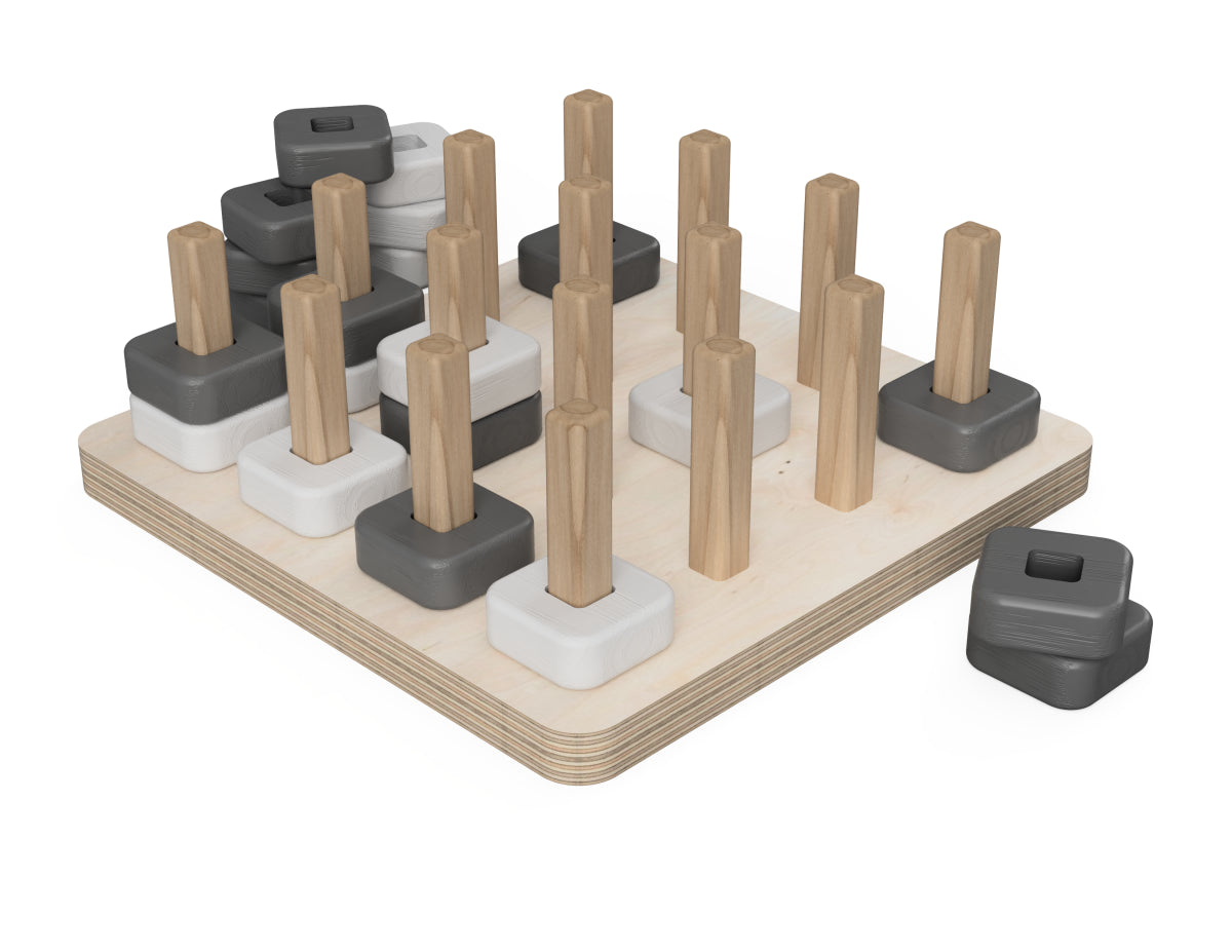 3D Tic Tac Toe DXF Files