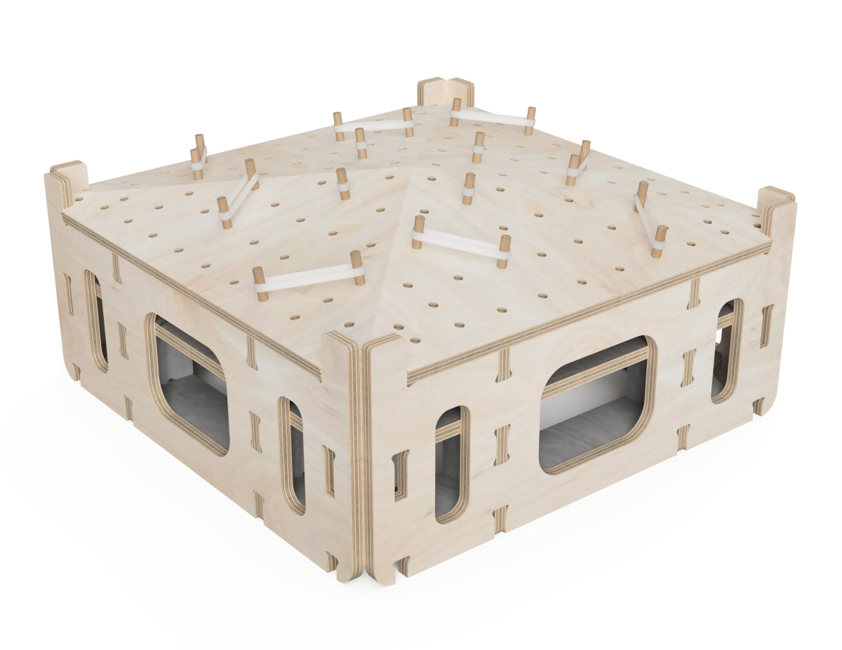 4 Player Extension for Simple Pinball Table DXF files CNC-ready design showing joints and assembly features