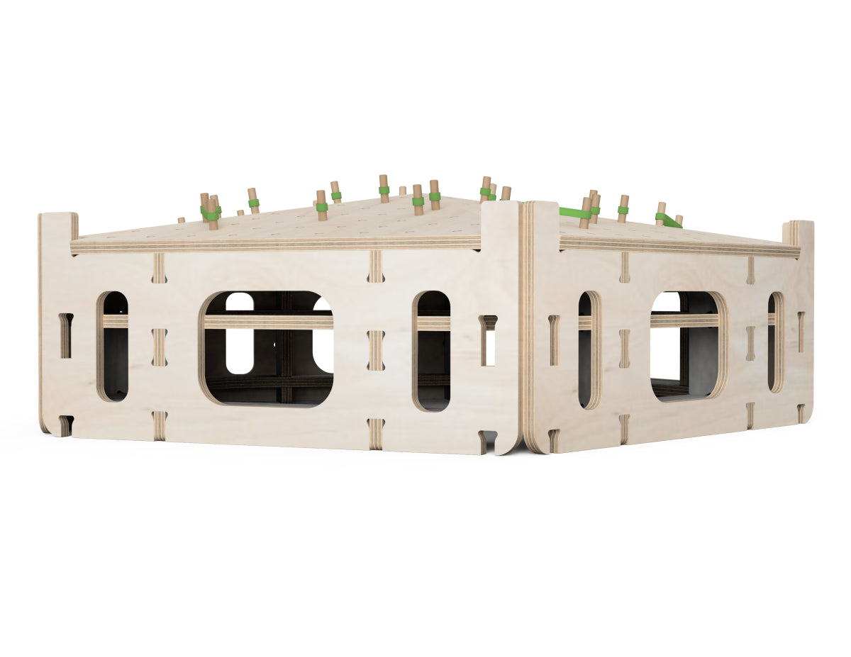 5 Player Extension for Simple Pinball Table DXF files CNC-ready design showing joints and assembly features