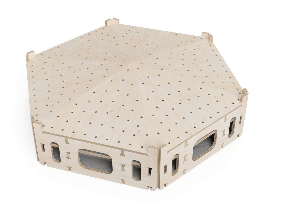 Detailed DXF drawing of 6 player extension for simple pinball table dxf files for CNC router