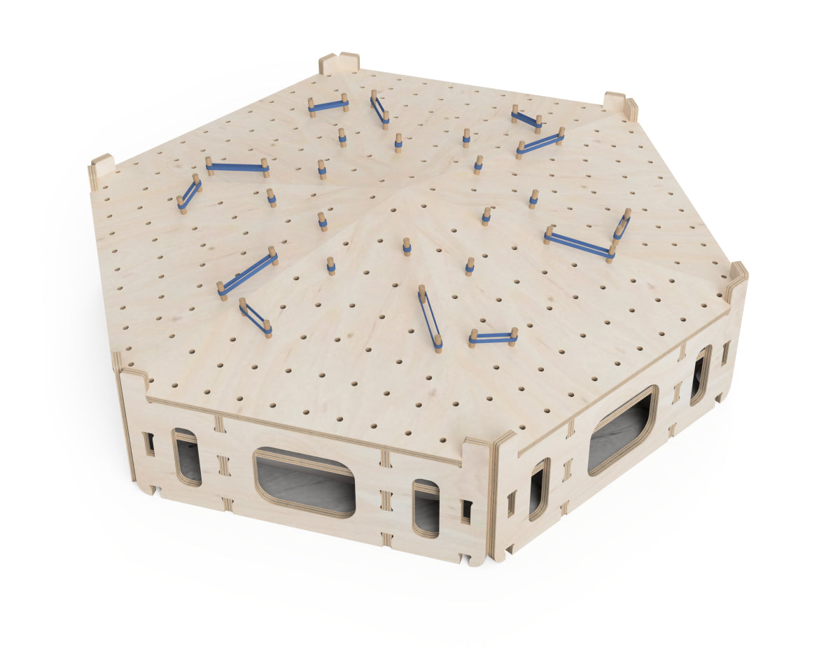 6 Player Extension for Simple Pinball Table DXF files CNC DXF file design overview