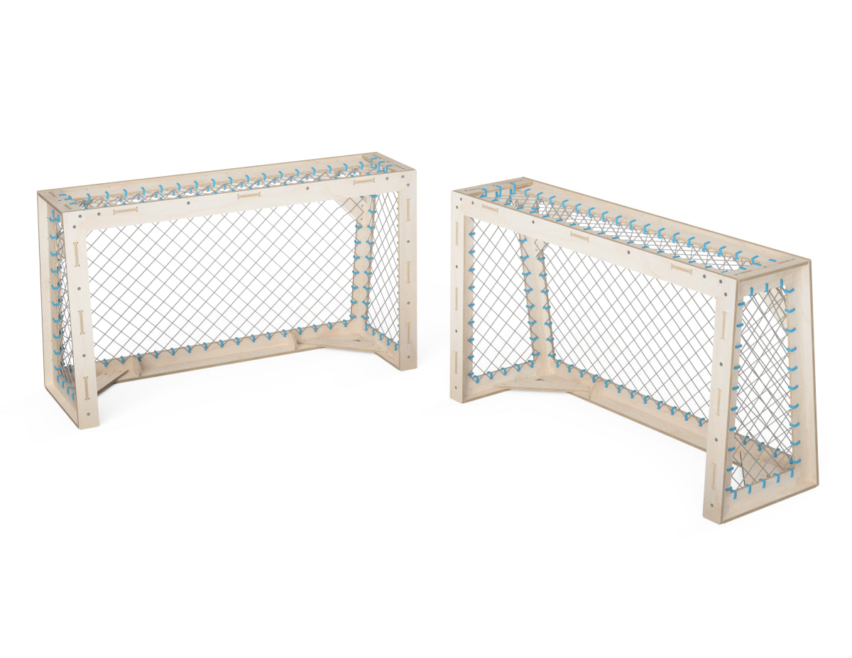 Rendered football goal design DXF file for CNC router, perfect fun family project using plywood offcuts