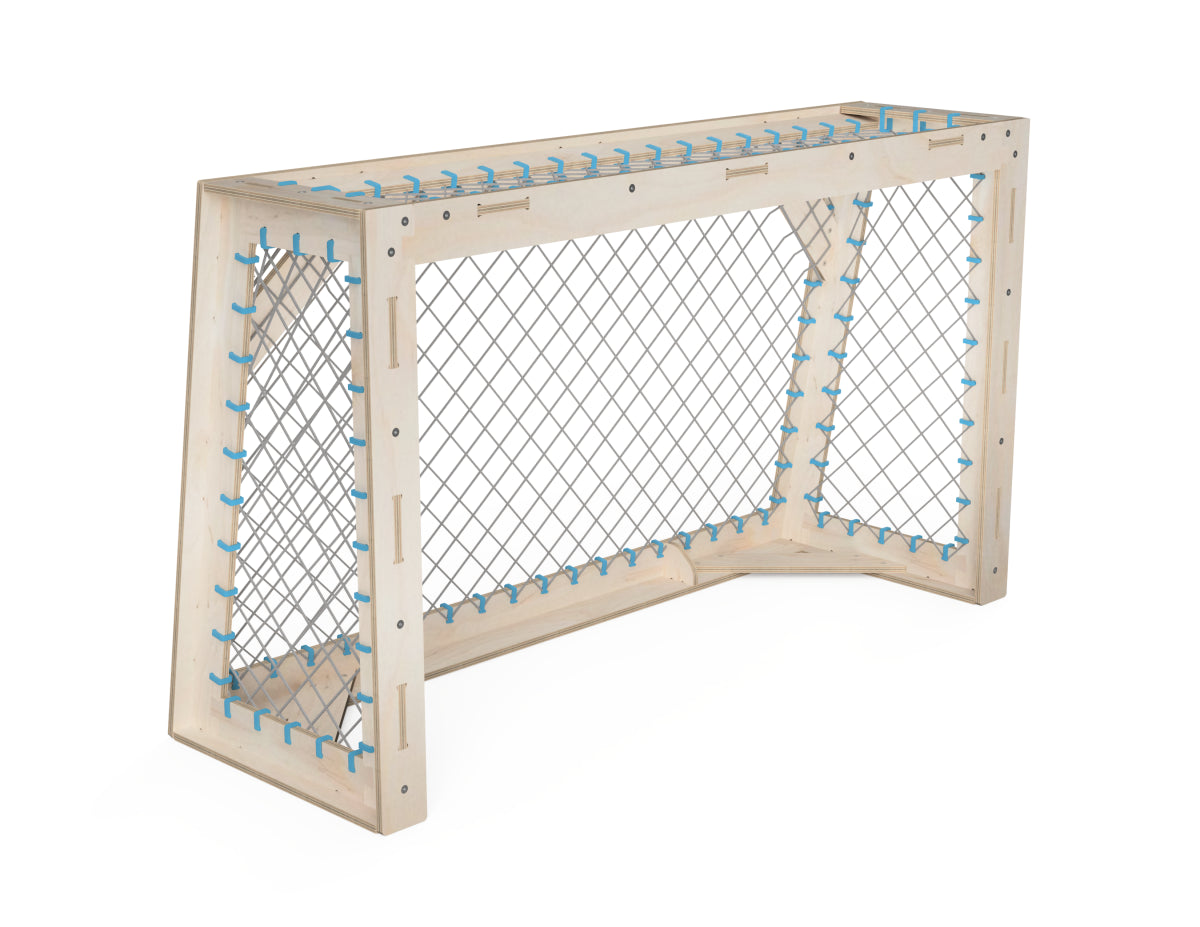 Rendered football goal design DXF file for CNC router, perfect fun family project using plywood offcuts