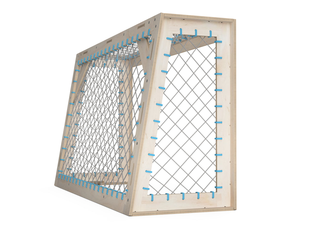 Football goal CNC router project DXF design, great woodworking idea to repurpose plywood scraps