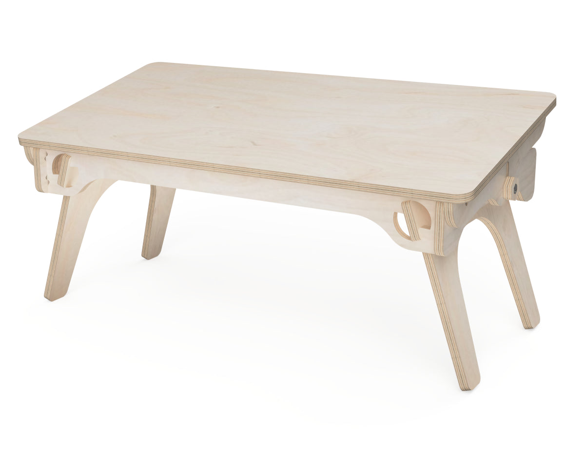 Rendered view of adjustable bed table dxf files layout from DXF file