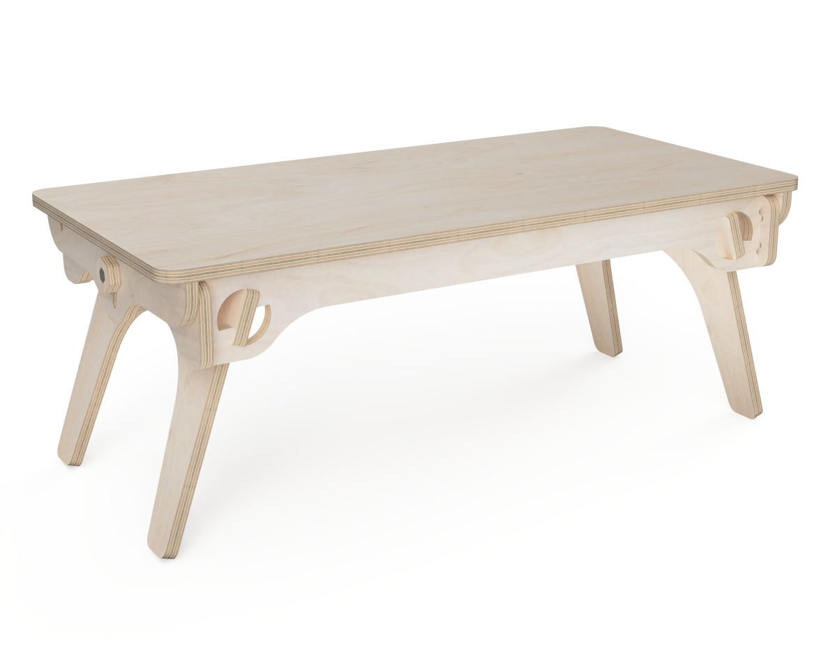 Adjustable Bed Table DXF files DXF file rendered from angled view for CNC cutting