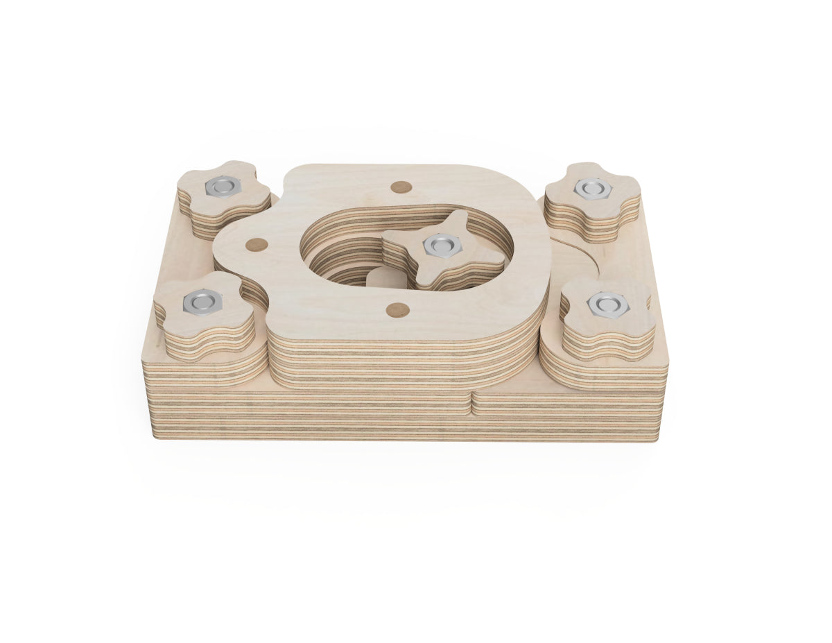 Adjustable Sanding Block CNC-ready design showing joints and assembly features