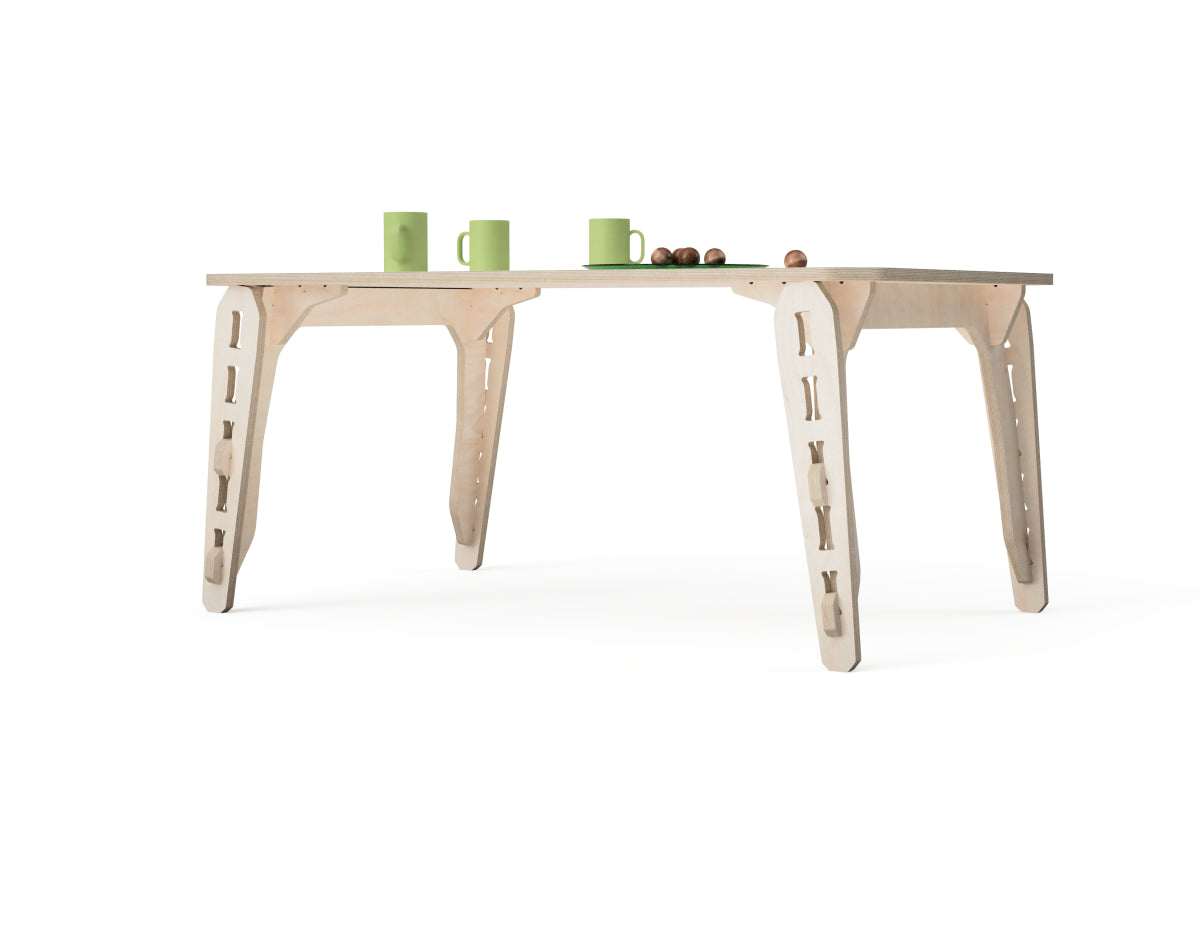 Detailed DXF drawing of adjustable table dxf file for CNC router