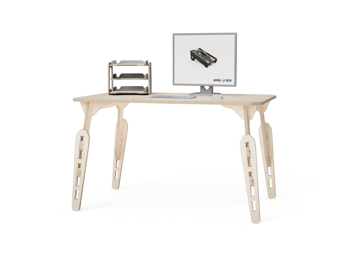 Adjustable Table DXF file CNC-ready design showing joints and assembly features