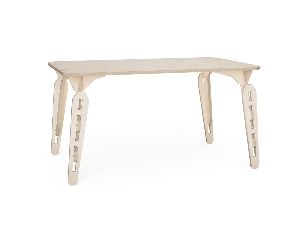 Adjustable Table DXF file DXF file rendered from angled view for CNC cutting