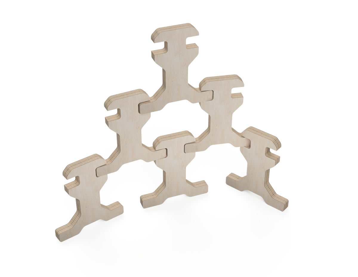 Balance figures Free DXF file DXF file rendered from angled view for CNC cutting