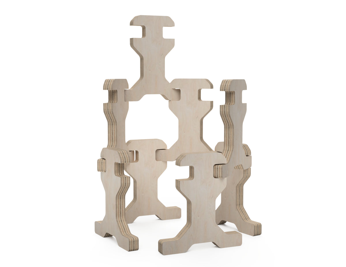 Detailed DXF drawing of balance figures free dxf file for CNC router