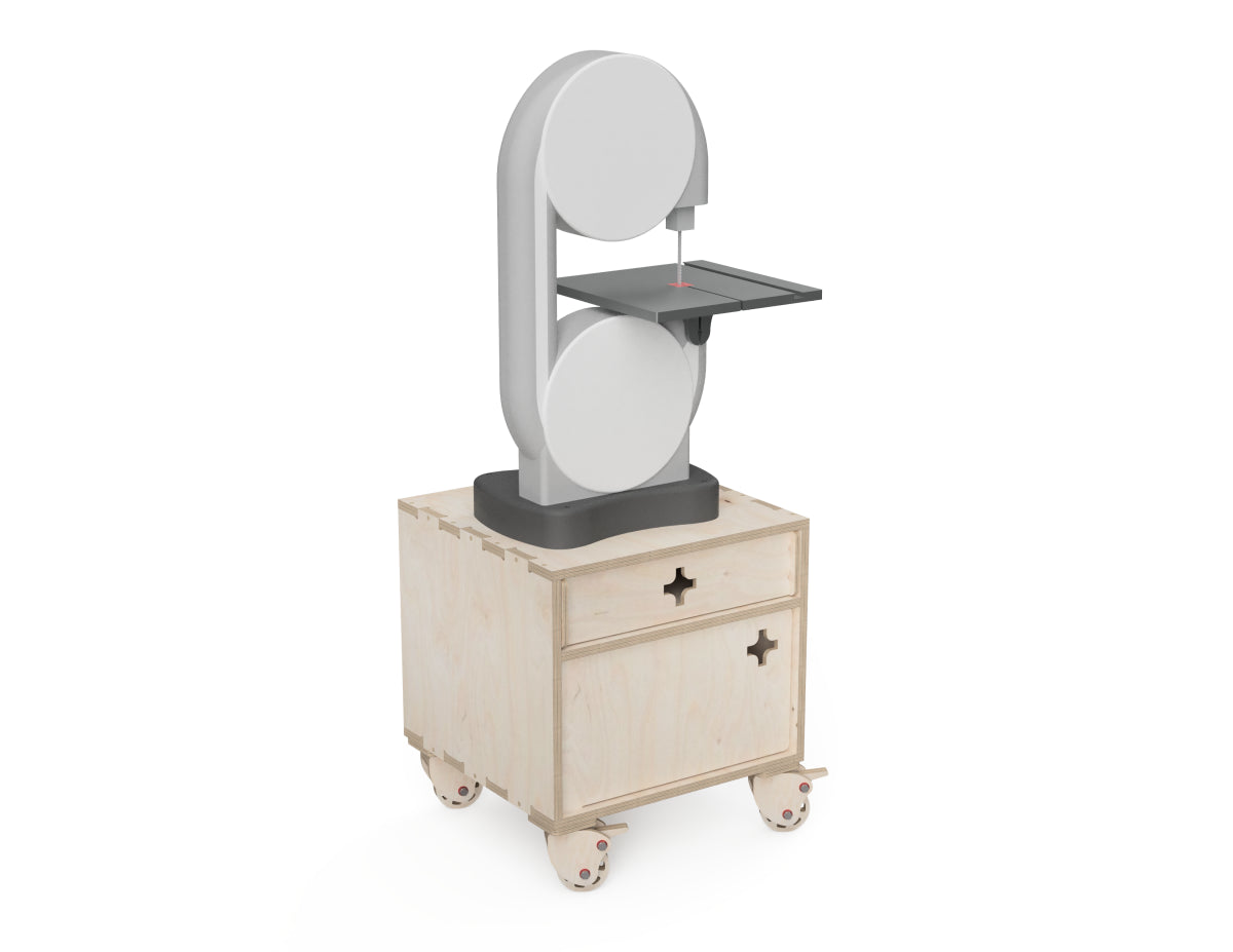 Band Saw Cabinet CNC DXF file design overview