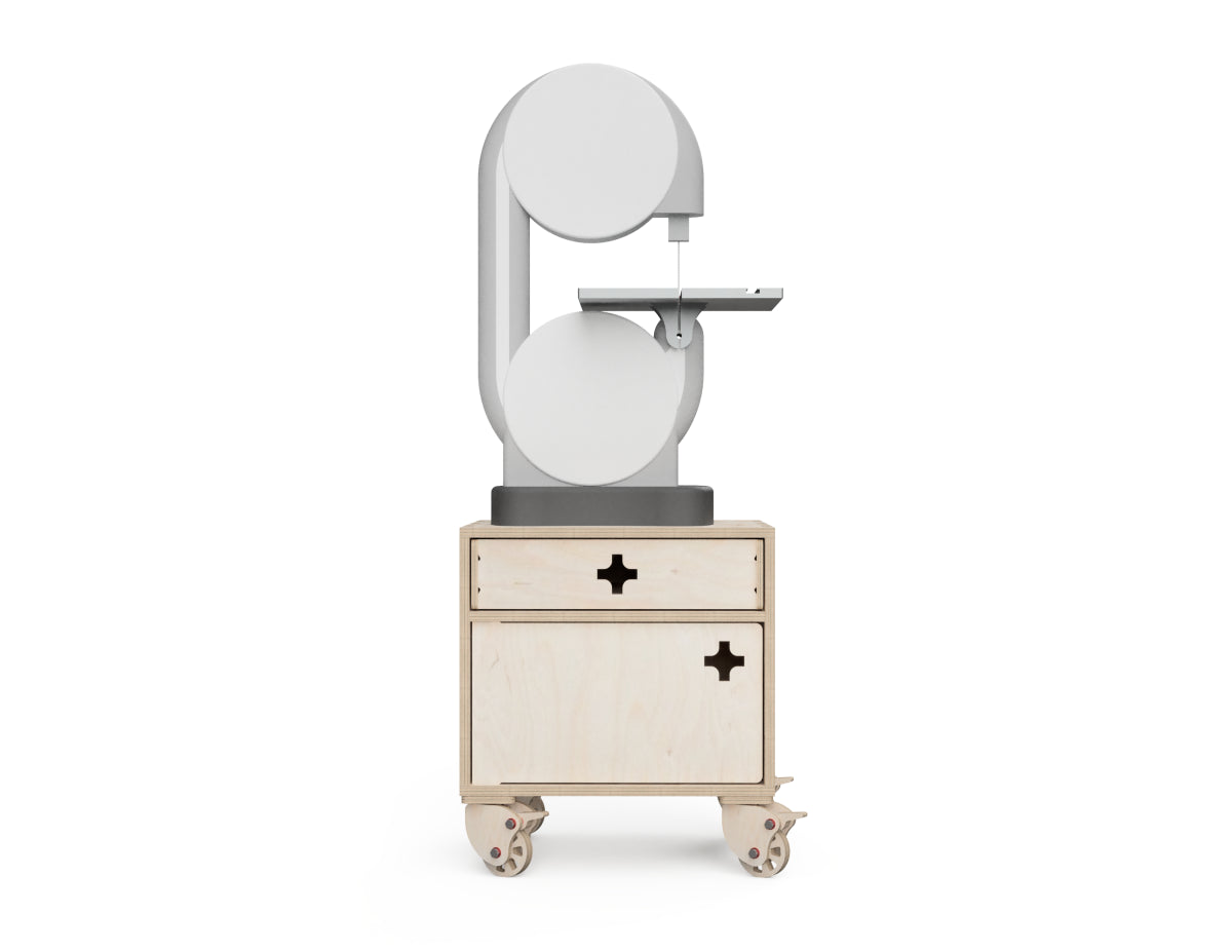 Band Saw Cabinet CNC-ready design showing joints and assembly features