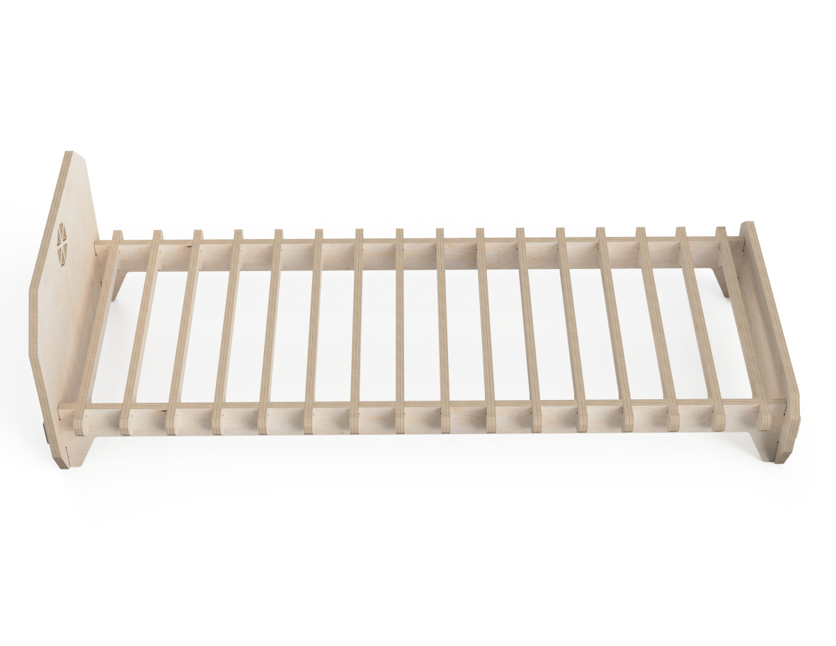 Detailed DXF drawing of bed (one person) dxf file for CNC router