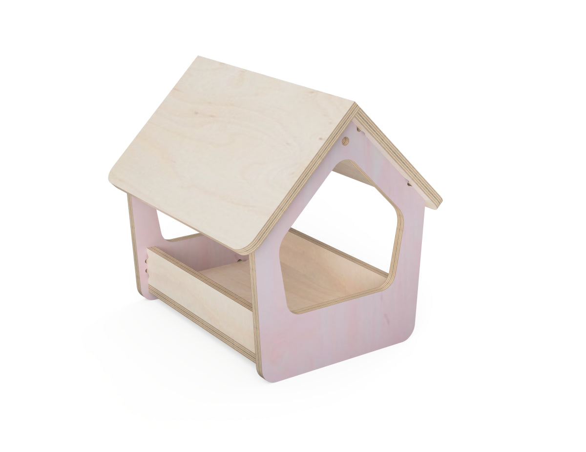 Bird Feeder CNC DXF file design overview