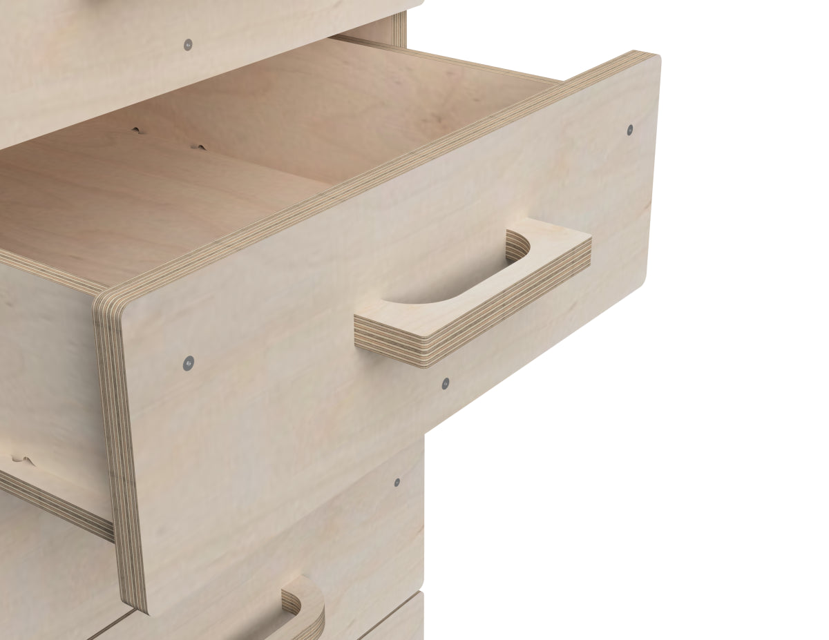 Smooth and ergonomic CNC cabinet handle design rendered, available as free DXF file for woodworking