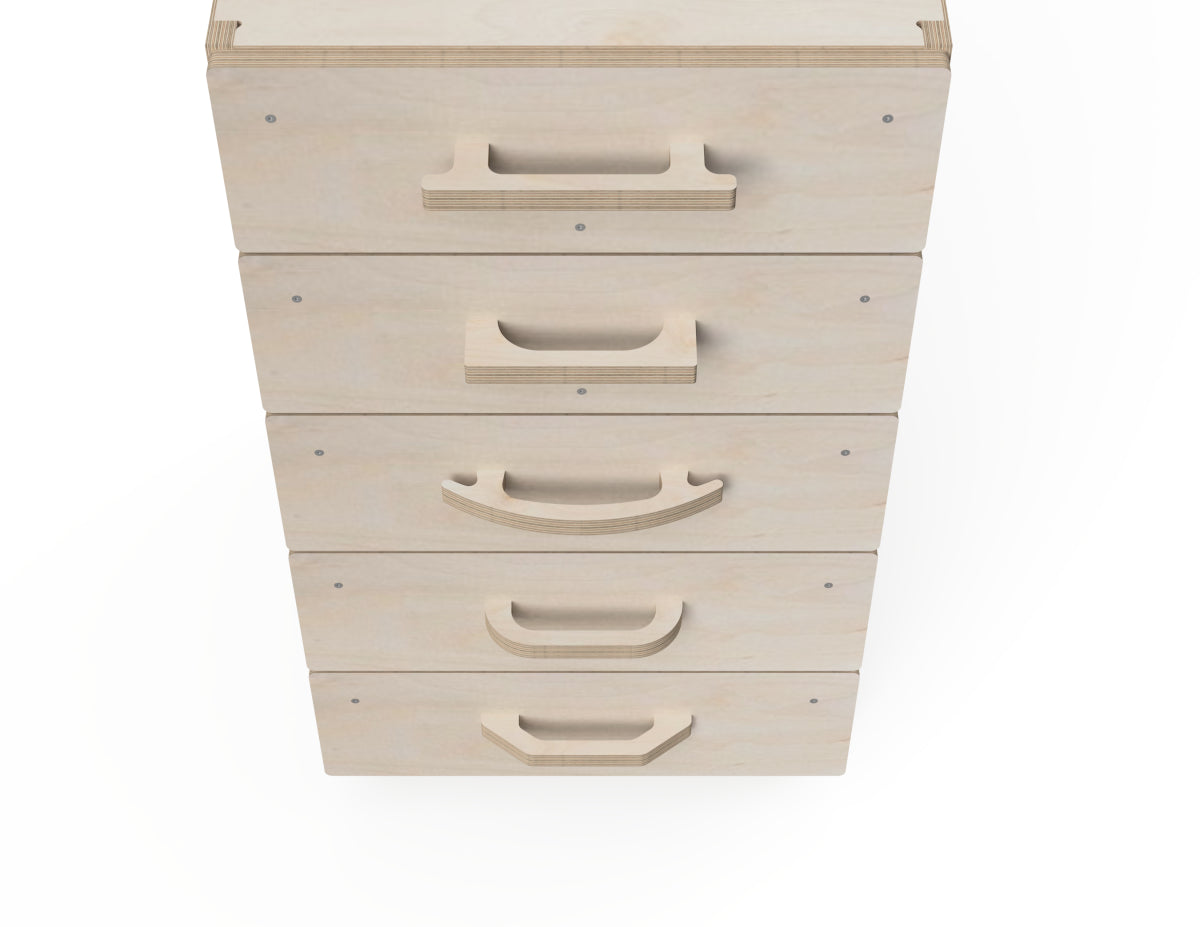 Modern cabinet handle design in DXF format, perfect for CNC routing workshop storage projects