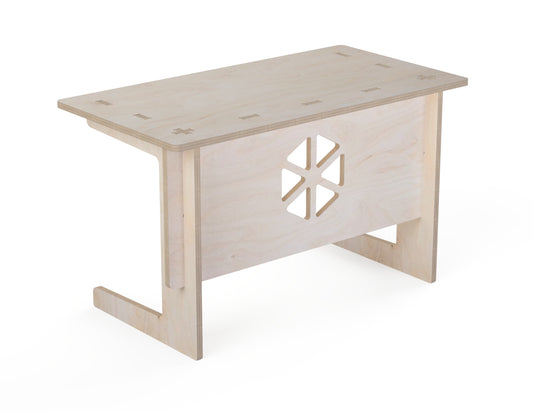Children's Table DXF file CNC DXF file design overview