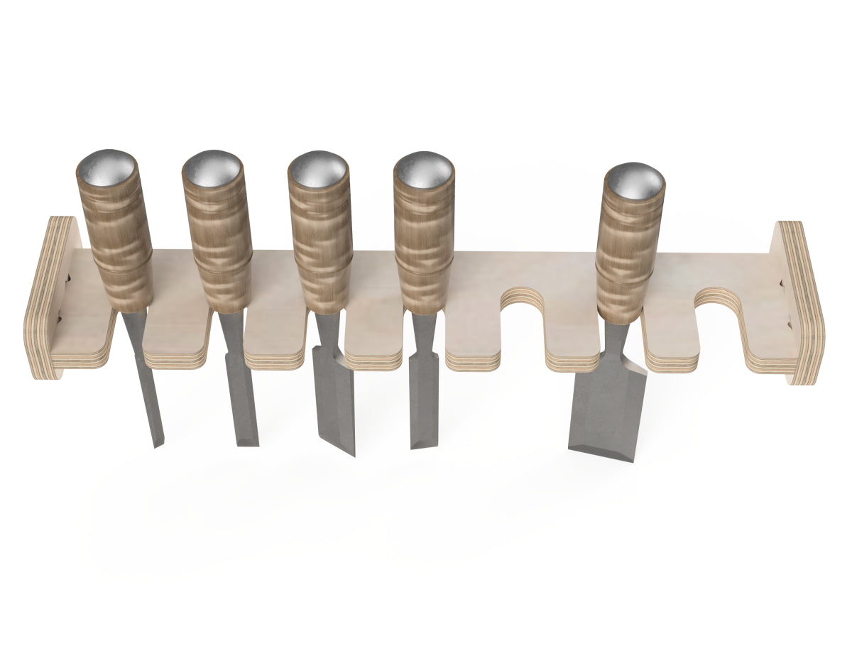 Chisel Rack - French Cleat Attachment - DXF Files
