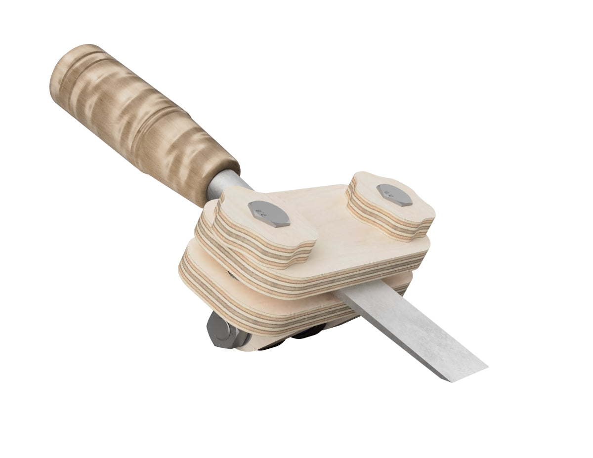 Chisel Sharpening Jig CNC Free DXF file design overview