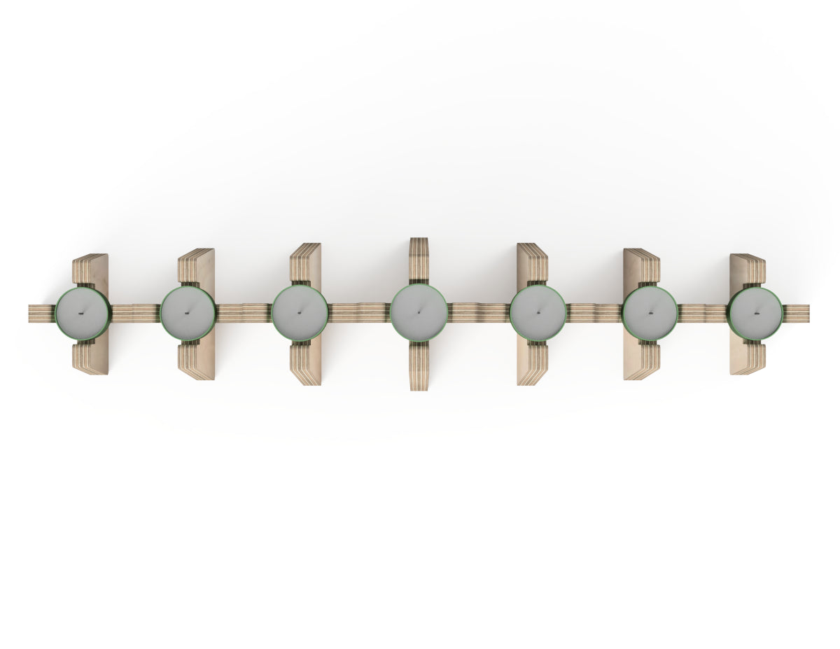 Detailed DXF drawing of christmas candle bridge - winter castle - for CNC router