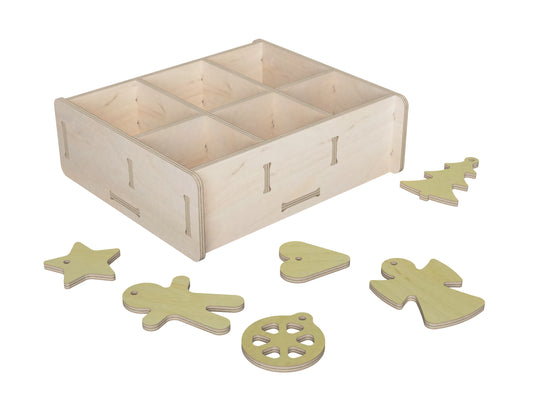 Christmas Tree Decorations Free CNC DXF file design overview