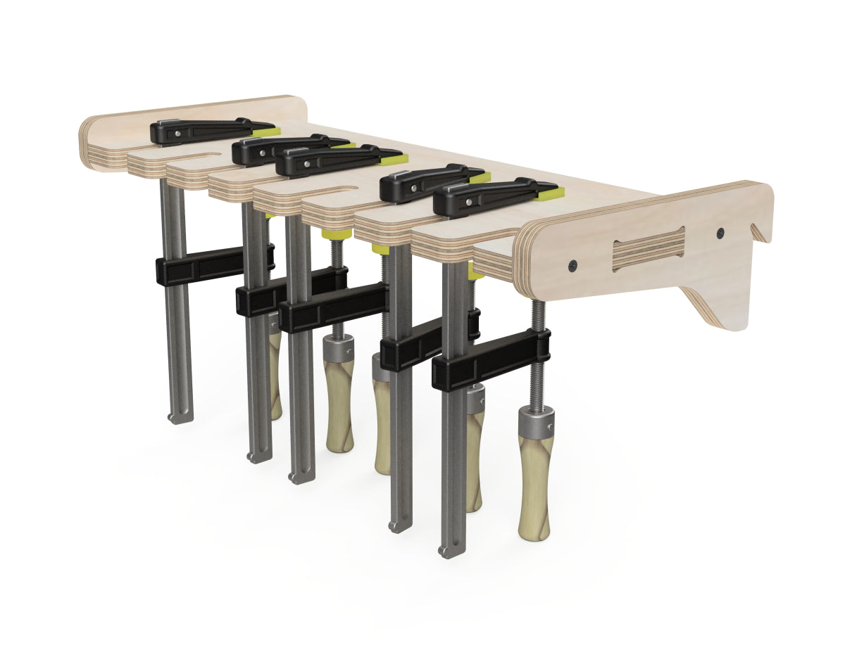 Clamp Racks - French Cleat Attachment - DXF Files