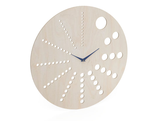 Clock Face "Bubbles" CNC DXF file design overview