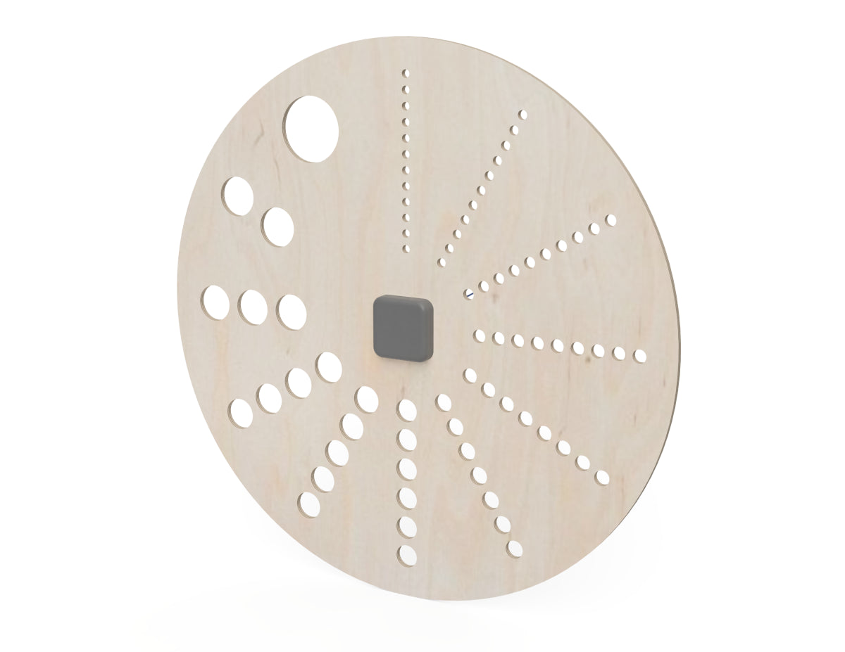 Detailed DXF drawing of clock face "bubbles" for CNC router