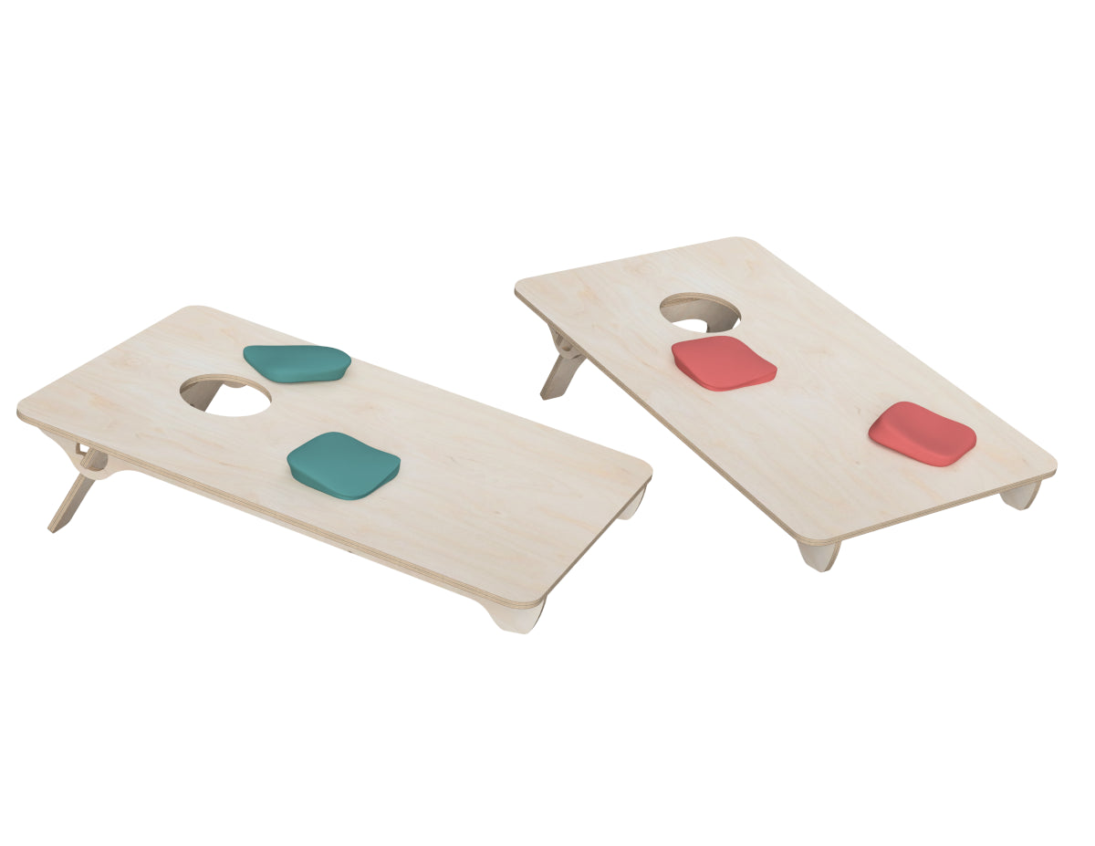 Cornhole Game CNC DXF file design overview