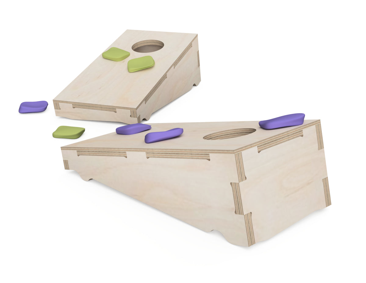 TableTop Cornhole Game CNC-ready design showing joints and assembly features