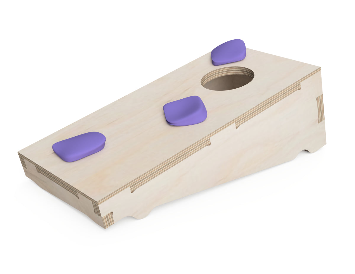 Detailed DXF drawing of tabletop cornhole game for CNC router