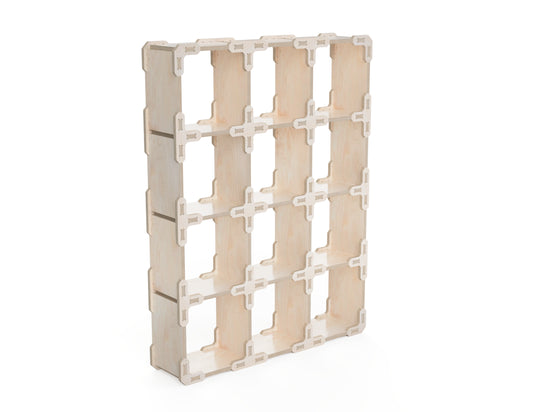 Cube shelf (Honeycomb) DXF file CNC DXF file design overview