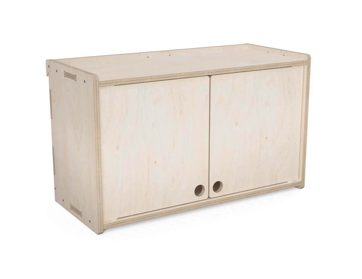 Double Door Cabinet - French Cleat Attachment - CNC DXF file design overview