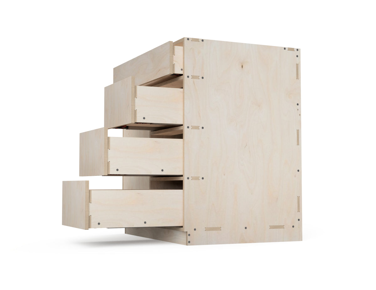 Double Kitchen Cabinet - Universal (Inset Door Cabinets) DXF Files