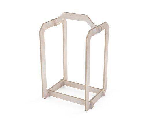 Firewood basket DXF file CNC DXF file design overview