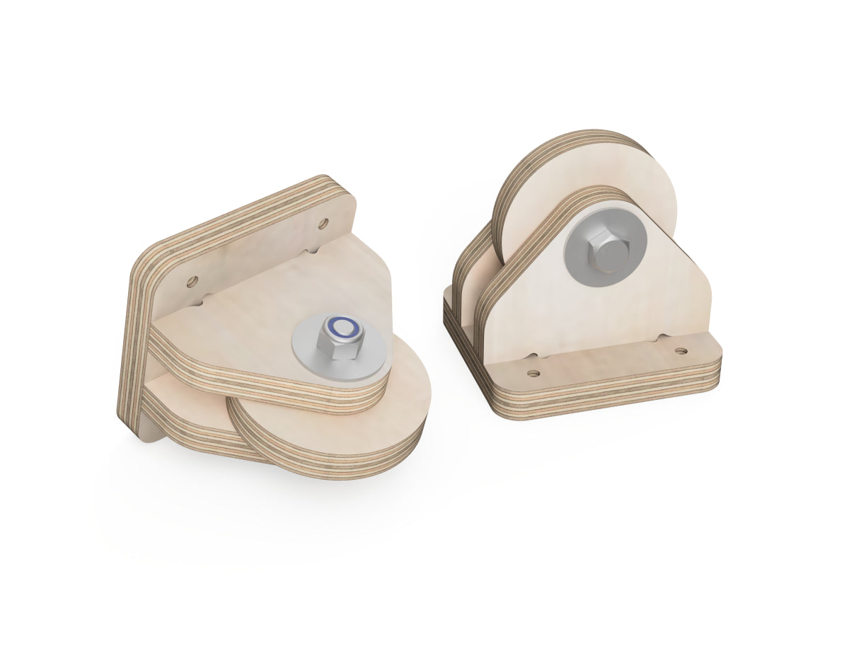 Fixed Caster Wheels DXF Files