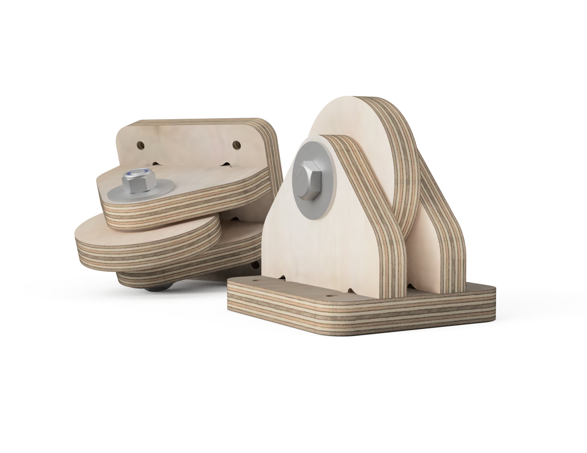 Fixed Caster Wheels DXF Files
