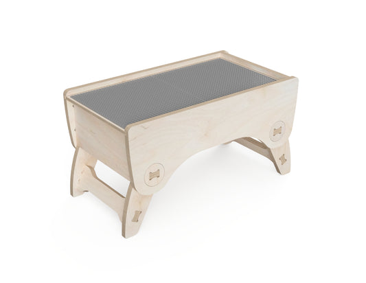 Foldable LEGO Table DXF file CNC DXF file design overview