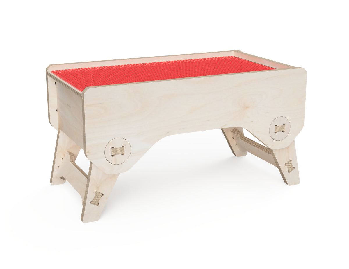 Detailed DXF drawing of foldable lego table (original) dxf file for CNC router