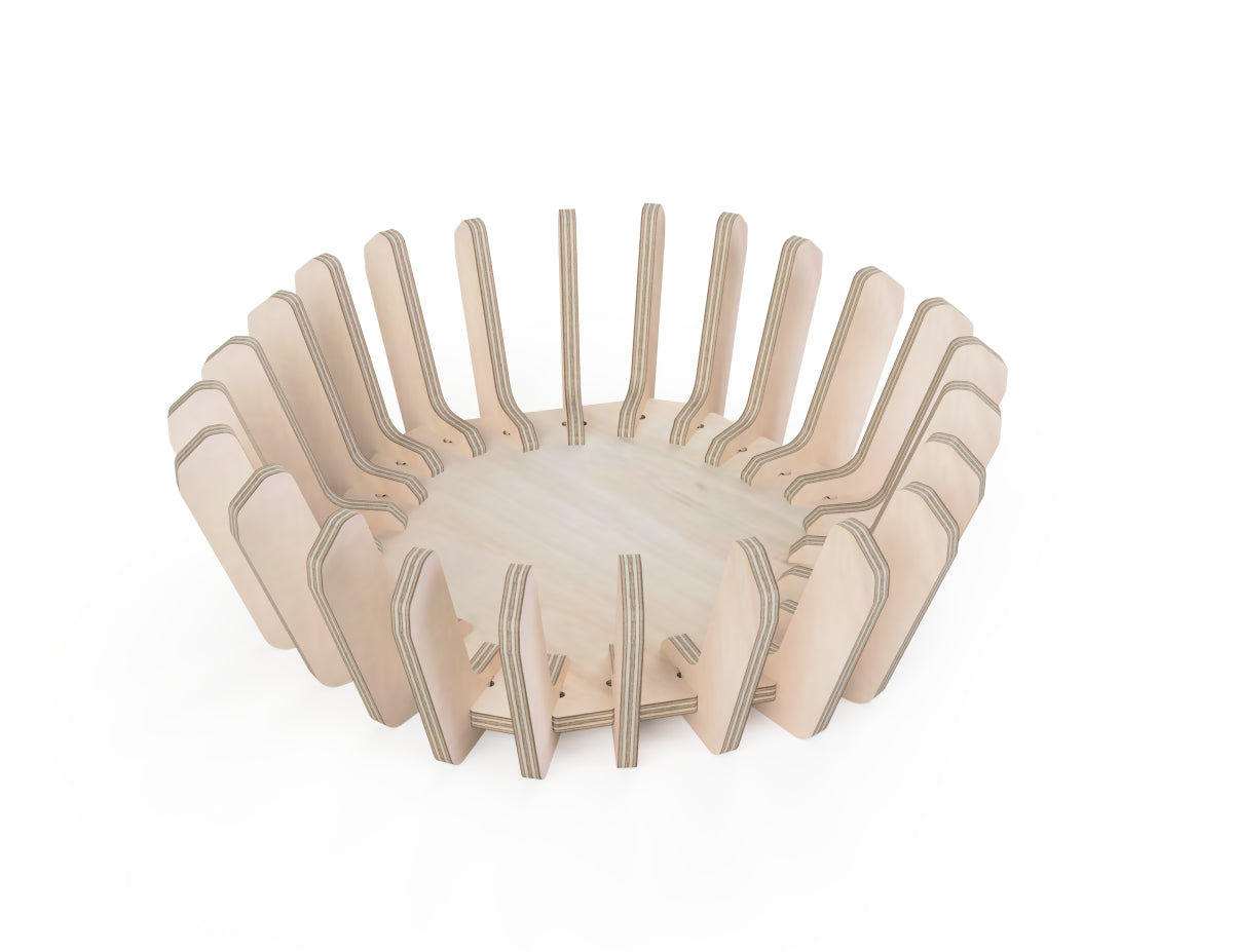 Fruit basket Free DXF file CNC DXF file design overview