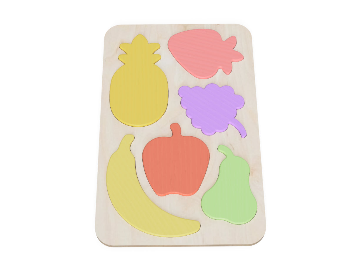 Fruit Stepping Stones CNC-ready design showing joints and assembly features