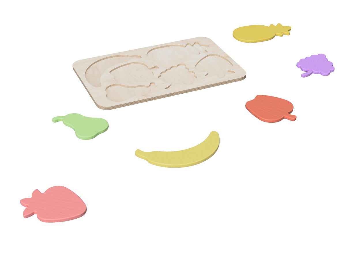 Detailed DXF drawing of fruit stepping stones for CNC router