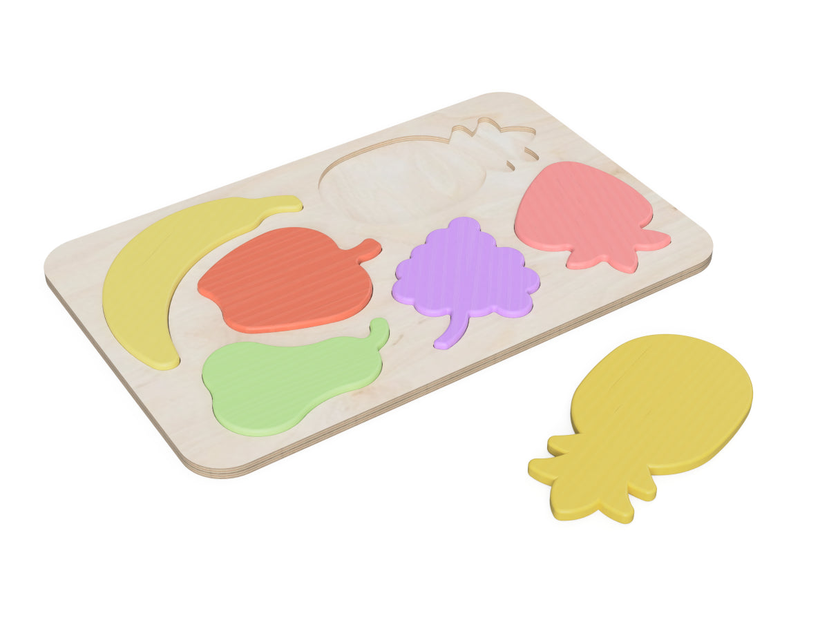 Fruit Stepping Stones CNC DXF file design overview