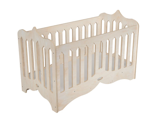 Gothic Baby Crib DXF file CNC DXF file design overview